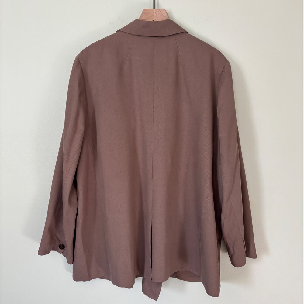 Madewell Drapeweave Caldwell Tan Blazer Jacket 3x - Picture 3 of 7